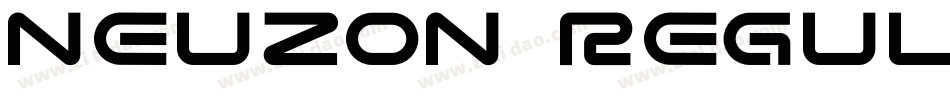 Neuzon Regular字体转换